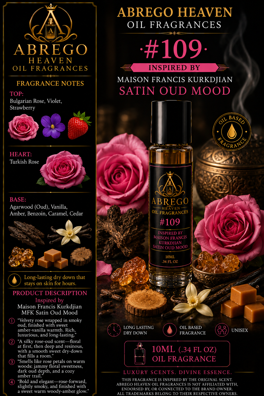 109 - Inspired by MFK Satin Oud Mood