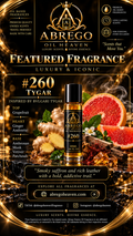 Abrego Heaven Oil Fragrances #260 INSPIRED BY BVLGARI TYGAR