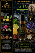 Abrego Heaven Oil Fragrances #42 - Inspired by Creed Viking