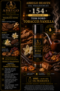 Abrego Heaven #154 - Inspired by Tom Ford Tobacco Vanillas