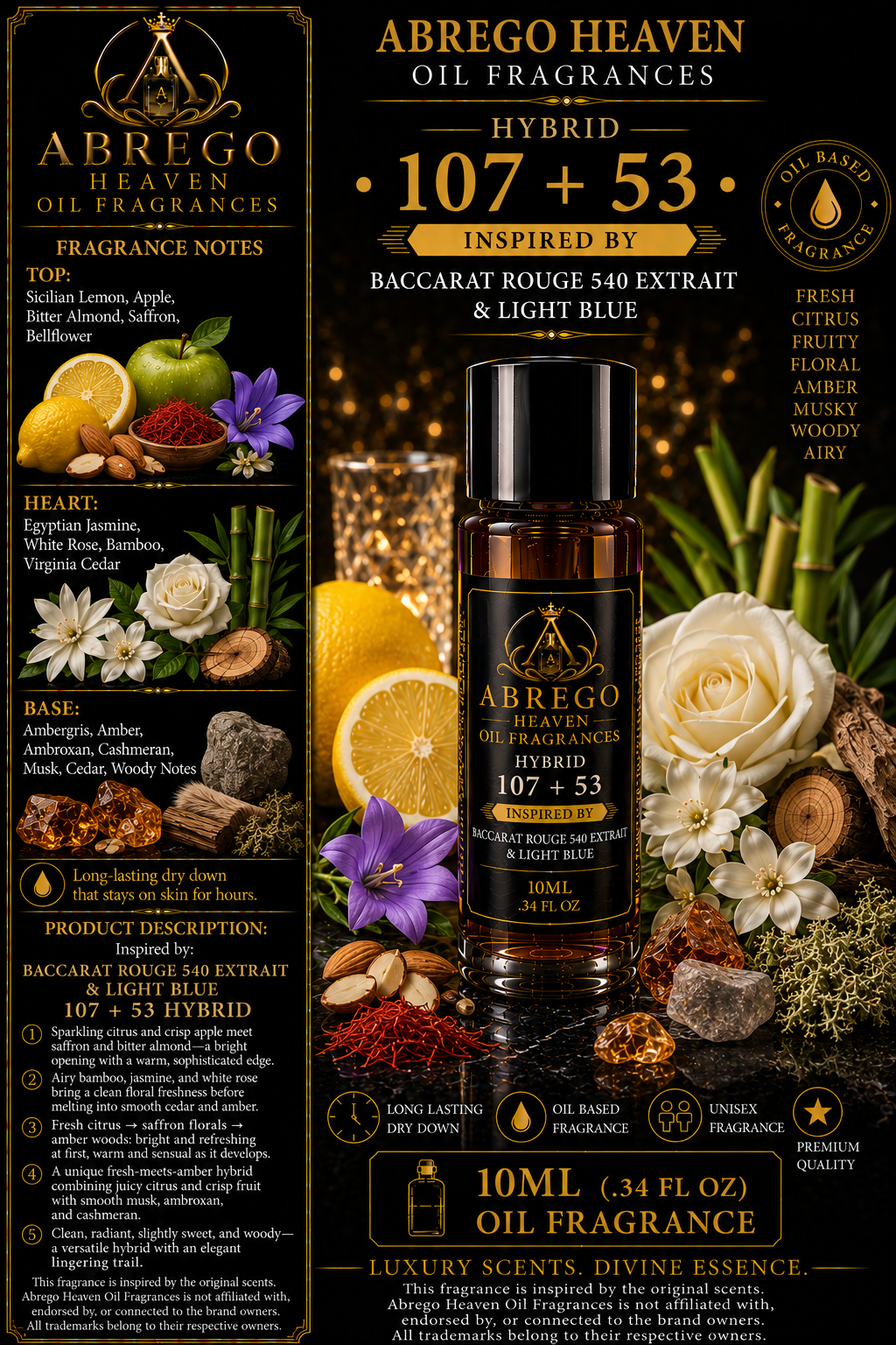 Hybrid 107 + 53 Oil Fragrance